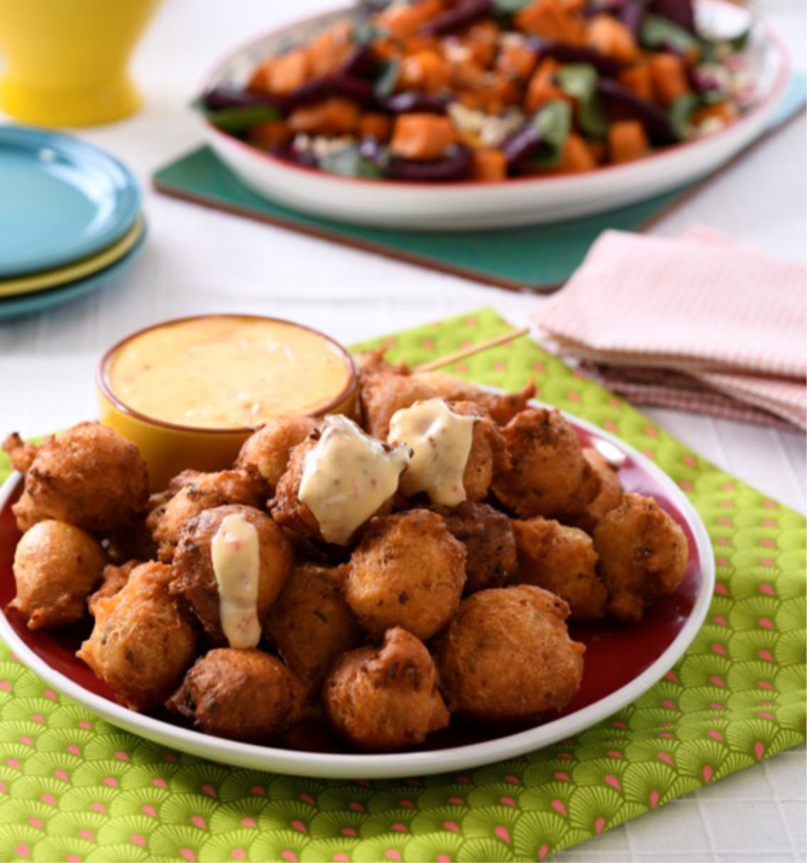 CHILLI BITES WITH SWEET CHILLI DIPPING SAUCE - DRC
