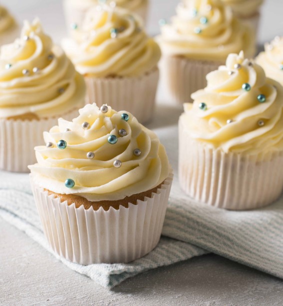 Vanilla Brown Sugar Mayonnaise Cupcakes - DRC